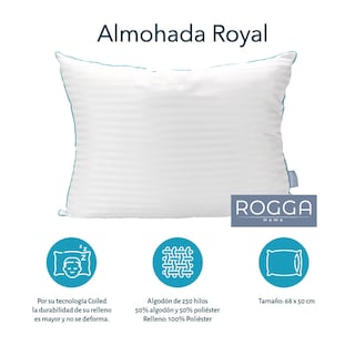 Foto 5 | Cabecera Dicasa Sitka Color Arena + Almohada Royal + Protector Cloud + Sabanas Royal King Size