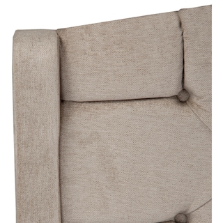 Foto 4 | Cabecera Dicasa Sitka Color Arena + Almohada Royal + Protector Cloud + Sabanas Royal Matrimonial