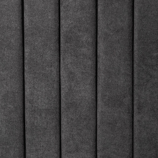 Foto 4 | Cabecera Para Cama Tamaño King Y Queen Size Tapizada En Tela Chenille Negra Con Estructura De Madera Industrial