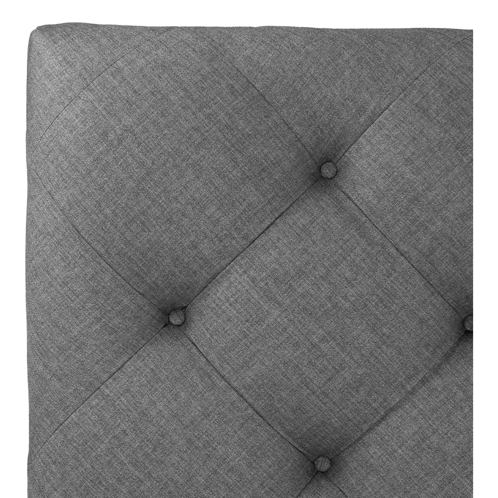 Foto 4 pulgar | Cabecera Dicasa Ikki Gris Oscuro Individual