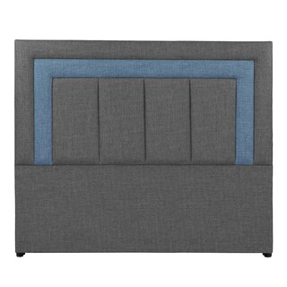 Foto 1 | Cabecera Dicasa Bora Gris Oscuro con Azul Queen Size