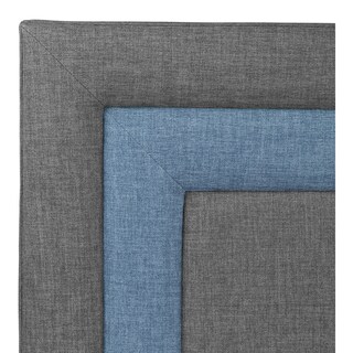 Foto 3 | Cabecera Dicasa Bora Gris Oscuro con Azul Queen Size