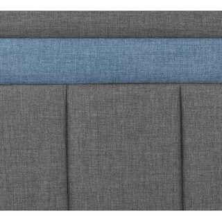Foto 4 | Cabecera Dicasa Bora Gris Oscuro con Azul Queen Size