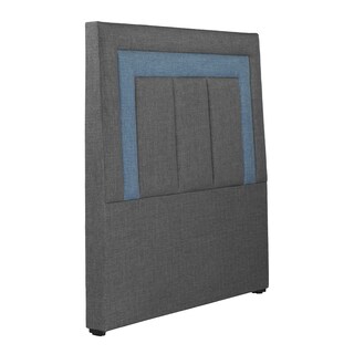 Foto 2 | Cabecera Dicasa Bora Gris Oscuro con Azul Matrimonial