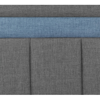 Foto 4 | Cabecera Dicasa Bora Gris Oscuro con Azul Matrimonial