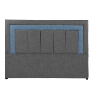 Foto 1 | Cabecera Dicasa Bora Gris Oscuro con Azul King Size