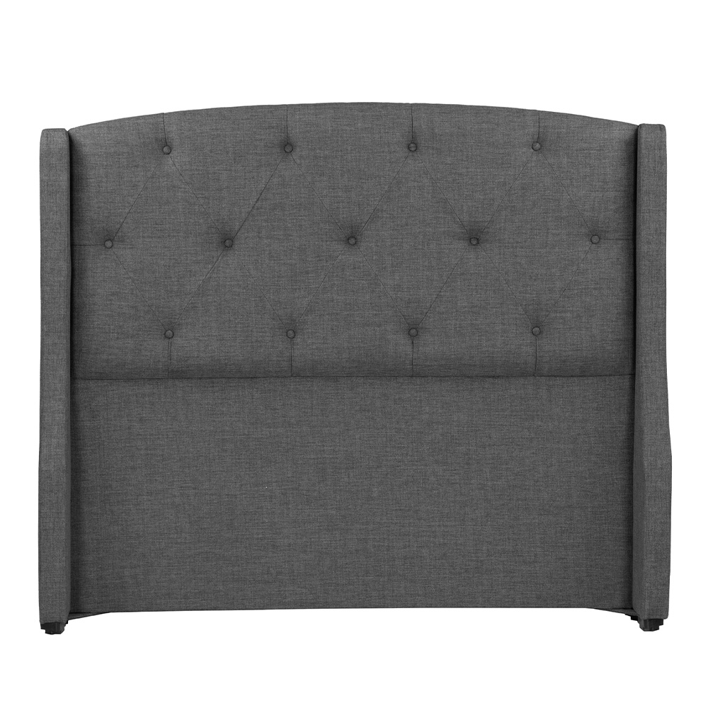 Cabecera Dicasa Zefyr Gris Oscuro Individual