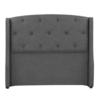 Foto 1 | Cabecera Dicasa Zefyr Gris Oscuro Queen Size