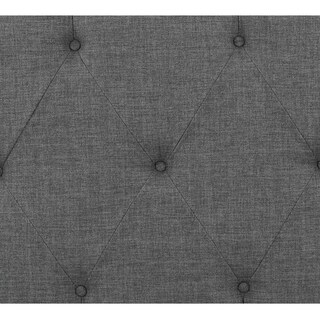Foto 4 | Cabecera Dicasa Zefyr Gris Oscuro Queen Size