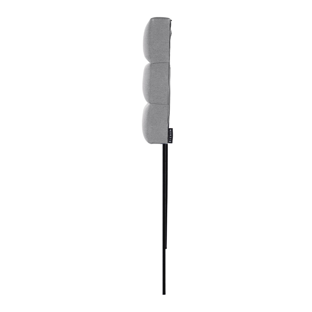Foto 5 pulgar | Cabecera Logan Dicasa Color Gris + Colchón Spring Air Omega Queen Size