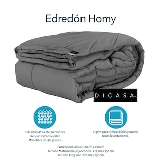 Foto 4 | Cabecera Bilbao Dicasa Beige Claro+box Dicasa Matrimonial+almohada 2pack+protector Cloud+sábanas Softy+edredón Homy
