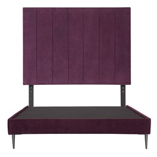 Foto 3 | Cabecera Argos Dicasa Color Morado + Base Cama Slim Dicasa Color Morado King Size