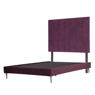 Foto 4 | Cabecera Argos Dicasa Color Morado + Base Cama Slim Dicasa Color Morado King Size