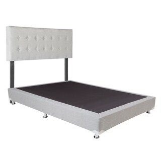 Foto 2 | Cabecera Bilbao Dicasa Color Gris+box Dicasa Matrimonial+almohada 2pack+protector Cloud+sábanas Softy+edredón Homy