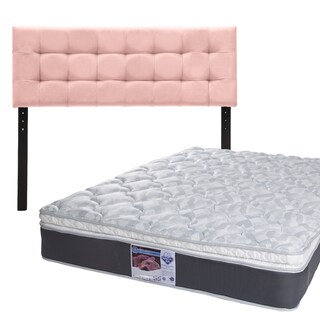 Foto 1 | Cabecera Catania Dicasa Color Pink + Colchón Spring Air Marte Queen Size