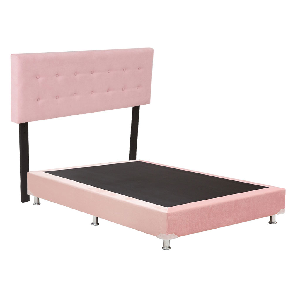 Foto 2 | Cabecera Bilbao Dicasa Pink+box Dicasa King Size+almohada 2pack+protector Cloud+sábanas Softy+edredón Homy