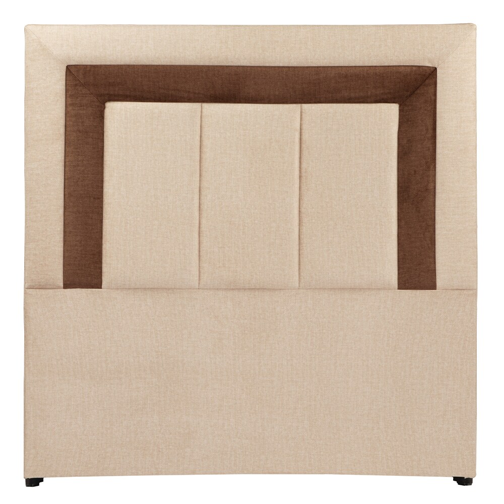 Cabecera Dicasa Bora Beige-marjan Mouse Matrimonial $3,699