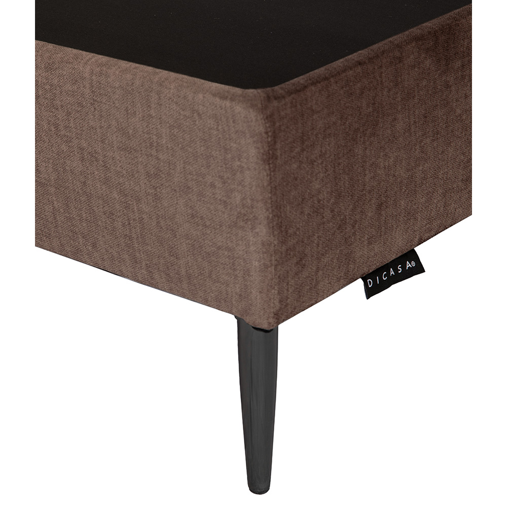 Foto 4 pulgar | Base Cama Slim Dicasa Matrimonial Color Café