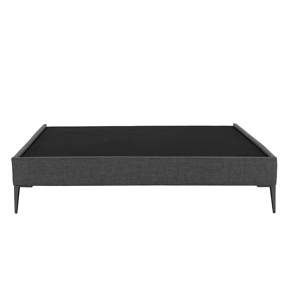 Base Cama Slim Dicasa Queen Size Color  Gris Oscuro