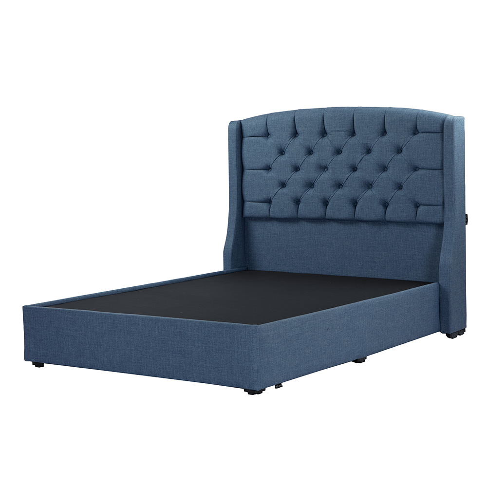 Foto 3 pulgar | Cabecera Dicasa Sitka + Base Cama Azul + Colchón Spring Air Marte Matrimonial