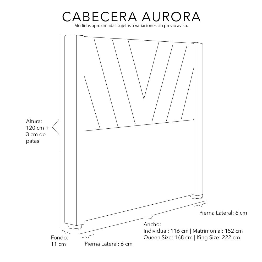 Foto 6 | Cabecera Dicasa Aurora Negro Queen Size