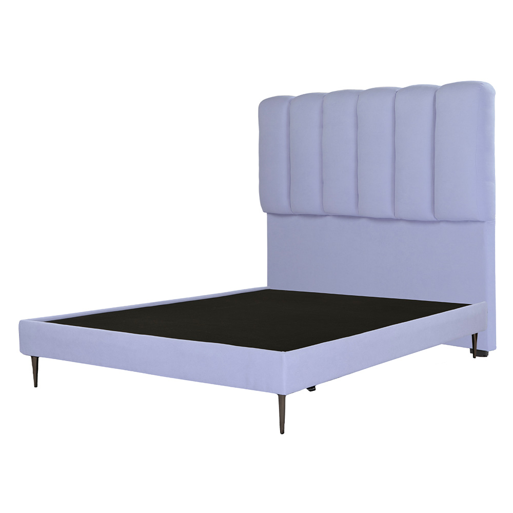Foto 4 pulgar | Cabecera Dicasa Kami + Base Cama Slim Lila King Size