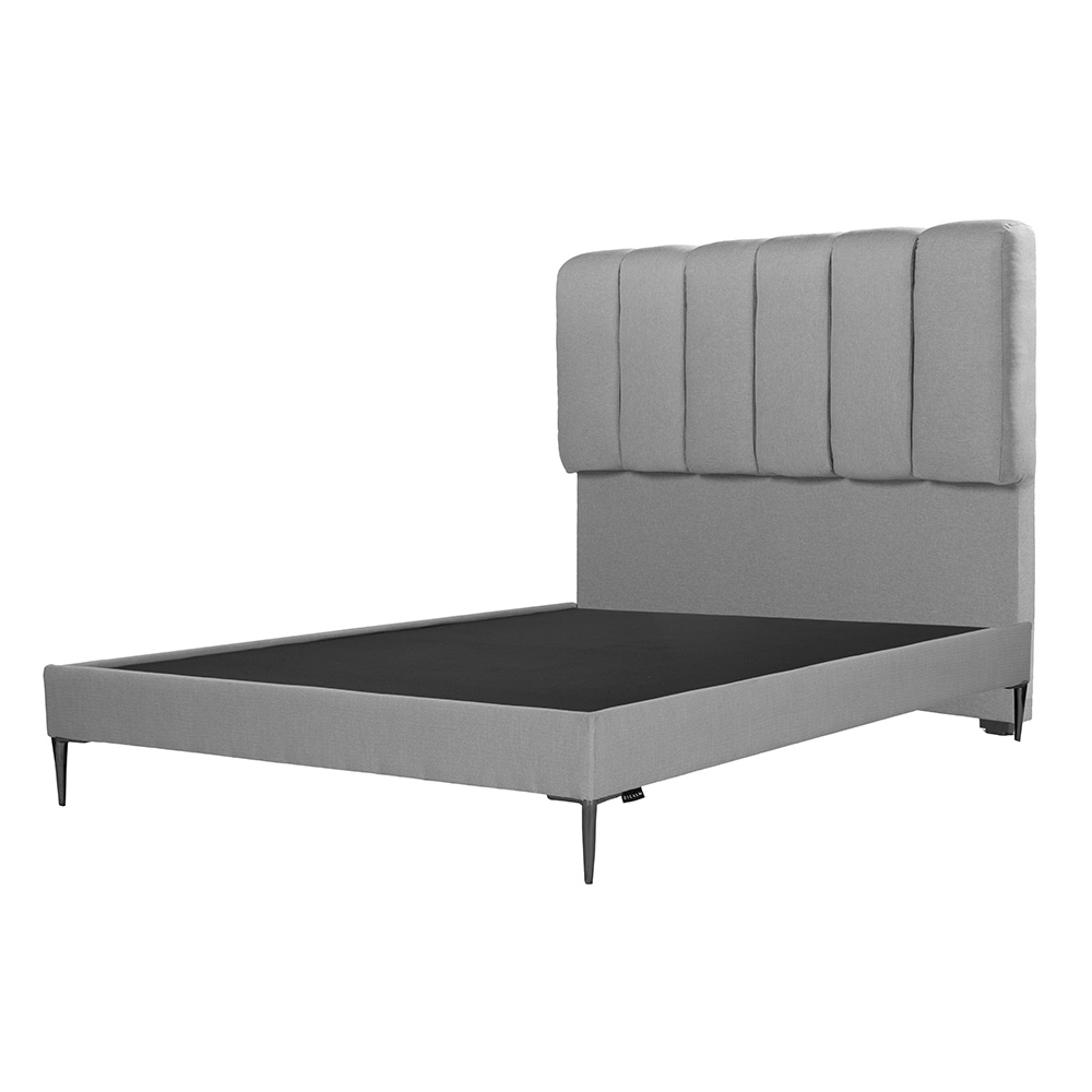 Foto 4 pulgar | Cabecera Dicasa Kami + Base Cama Slim Gris King Size