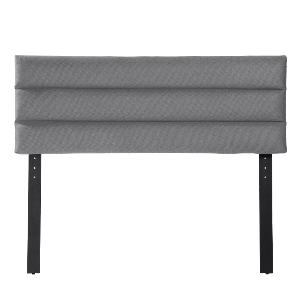 Foto 2 | Cabecera Logan Gris Queen Size + Almohada Royal + Protector Cloud + Sabanas Royal