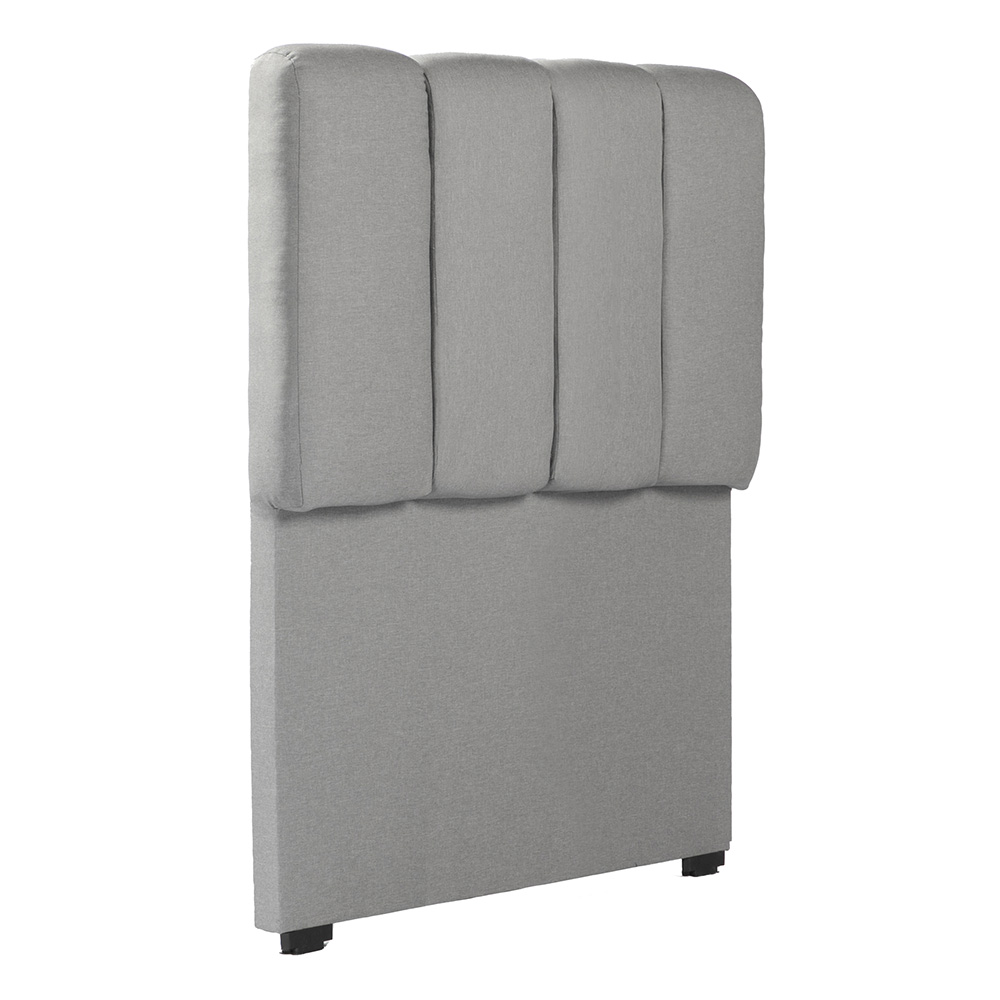 Foto 4 pulgar | Cabecera Dicasa Kami + Base Cama Slim Gris Individual