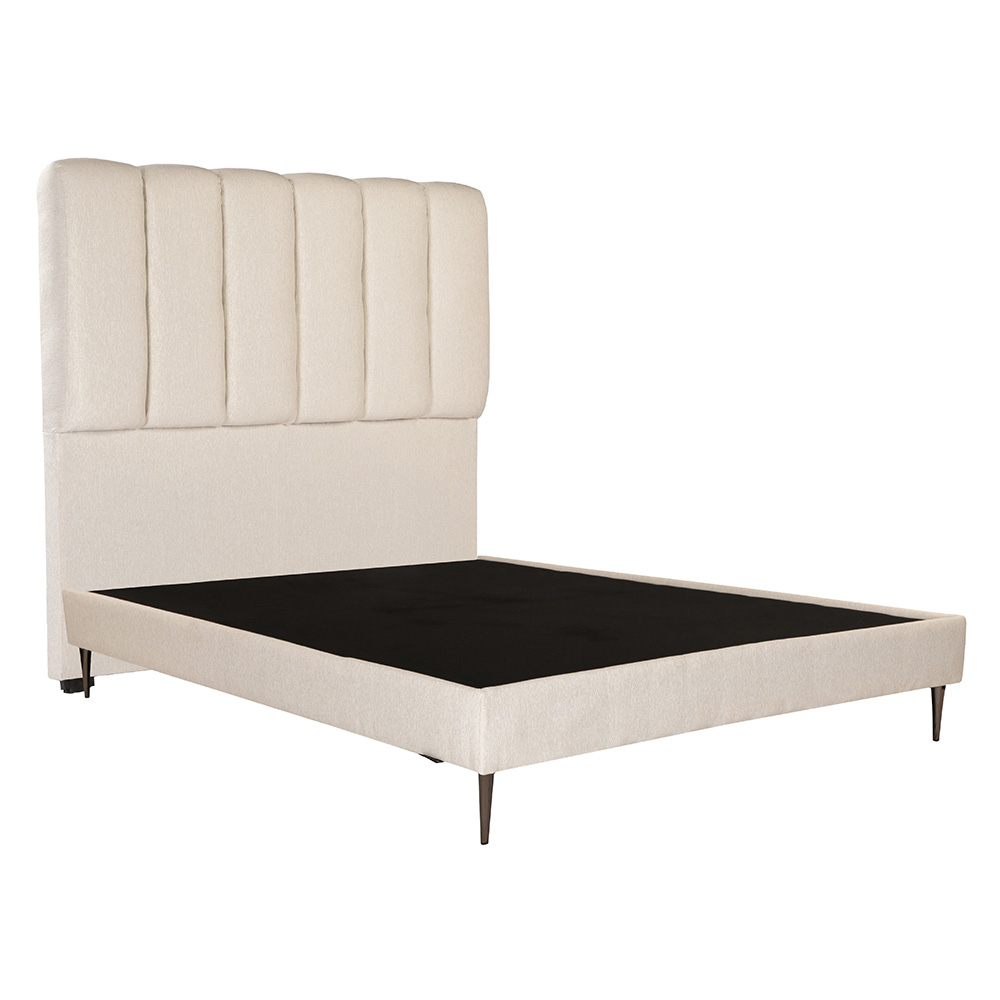 Foto 4 pulgar | Cabecera Dicasa Kami + Base Cama Slim Beige King Size