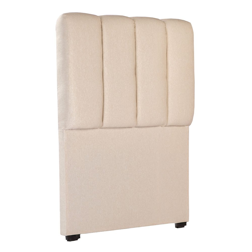 Foto 4 pulgar | Cabecera Dicasa Kami + Base Cama Slim Beige Individual