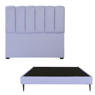 Foto 1 | Cabecera Dicasa Kami + Base Cama Slim Lila Matrimonial