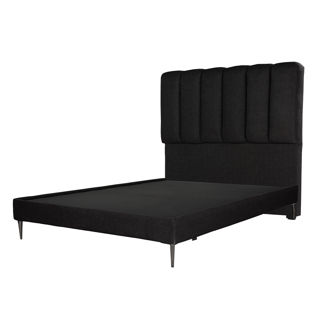 Foto 4 pulgar | Cabecera Dicasa Kami + Base Cama Slim Negro King Size