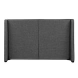 Cabecera Dicasa Milan Gris Carbón Queen Size