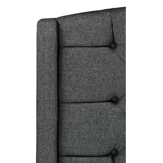 Foto 3 | Cabecera Sitka Gris Carbon Queen Size