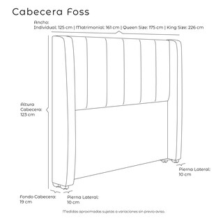 Foto 6 | Cabecera Foss Lila Carbon Matrimonial