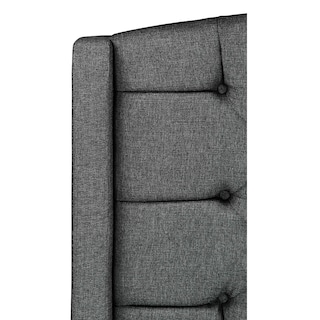 Foto 3 | Cabecera Sitka Gris Carbon King Size