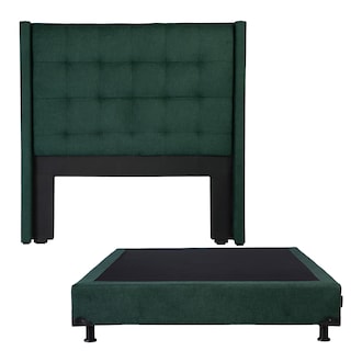 Foto 2 | Cabecera Dicasa Titan + Box Queen Size Color Verde