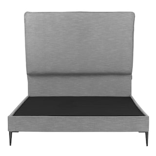 Foto 2 | Cabecera Dicasa Split Slim Color Gris Matrimonial + Base Cama Slim