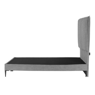 Foto 4 | Cabecera Dicasa Split Slim Color Gris Matrimonial + Base Cama Slim