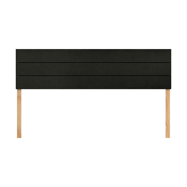 Foto 1 | Cabecera King Size Raya Horizontal Negro 3 En 1 Moderna