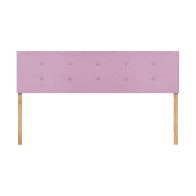 Foto 1 | Cabecera King Size Botones Rosa 3 En 1 Moderna