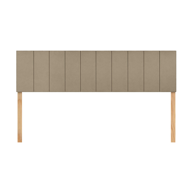 Foto 1 | Cabecera King Size Raya Vertical Beige 3 En 1 Moderna