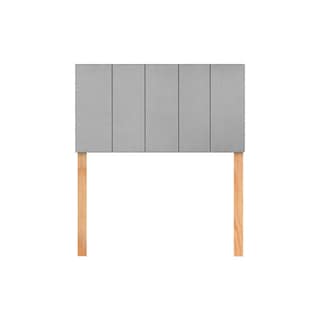 Foto 1 | Cabecera Individual Raya Vertical Gris 3 En 1 Moderna