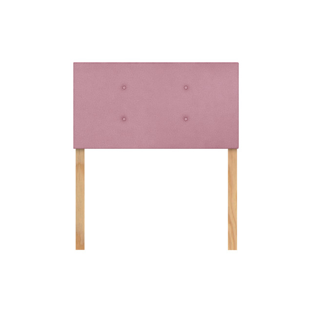 Cabecera Individual Botones Rosa 3 En 1 Moderna