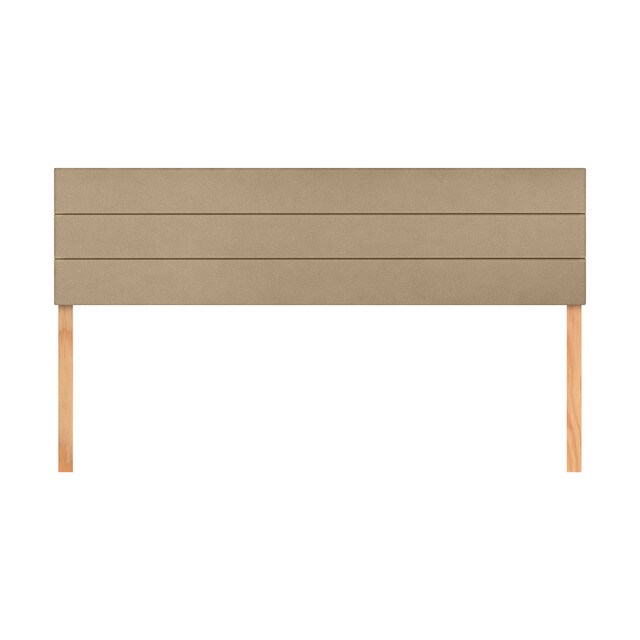 Cabecera King Size Raya Horizontal Beige 3 En 1 Moderna $1,699
