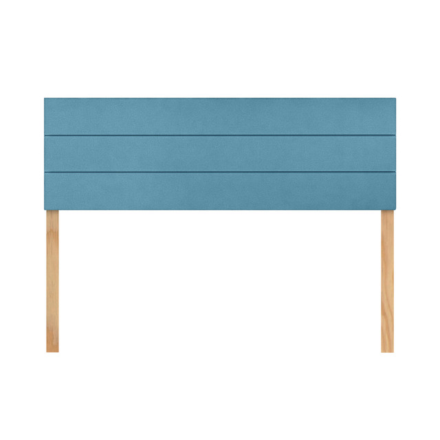 Foto 1 | Cabecera Queen Size Raya Horizontal Turquesa 3 En 1 Moderna