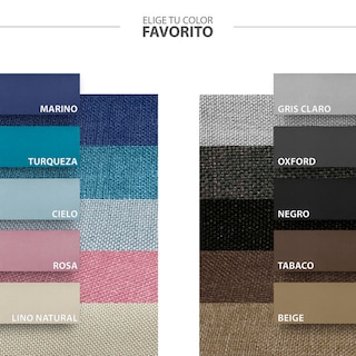 Foto 6 | Cabecera Individual Raya Lateral Gris 3 En 1 Moderna