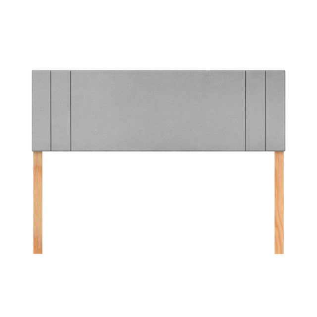 Cabecera Matrimonial Raya Lateral Gris 3 En 1 Moderna $1,499