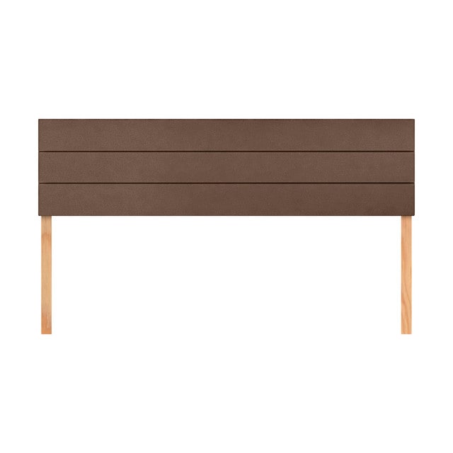 Cabecera King Size Raya Horizontal Tabaco 3 En 1 Moderna $1,699